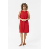 Jurk A-shape red
