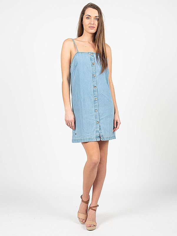 Pepe Jeans - Korte Jurk - Denim - Zacht Katoen - Mini-lengte