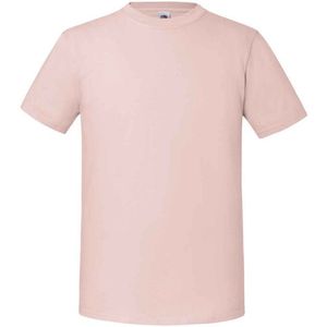 Fruit Of The Loom Heren Ringgesponnen Premium T-Shirt (Poederroos)