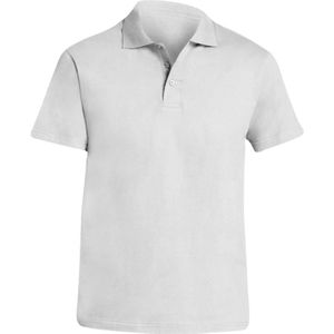 SOLS Heren Prescott Jersey Poloshirt met korte mouwen (Wit)