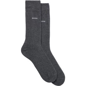 Boss Uniseks Adult Logo Sokken (Set van 2) (Grijs)