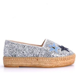 Patrizia Pepe Espadrilles Vrouw Zilver - Maat 35