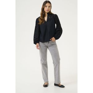 Cream - Blouse 'CR Liselin' - Zwart - Blouseshirt - Lange Mouw