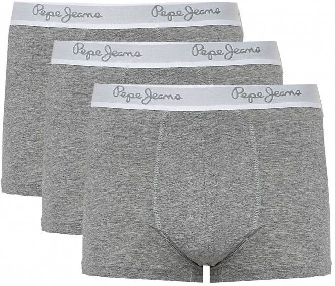 Pepe Jeans - Ondergoed - Grijs - Katoen, Set van 3