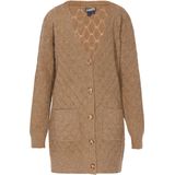 DreiMaster - Vintage - Gebreid Vest - Lichtbruin