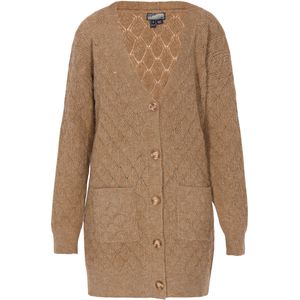 DreiMaster - Vintage - Gebreid Vest - Lichtbruin