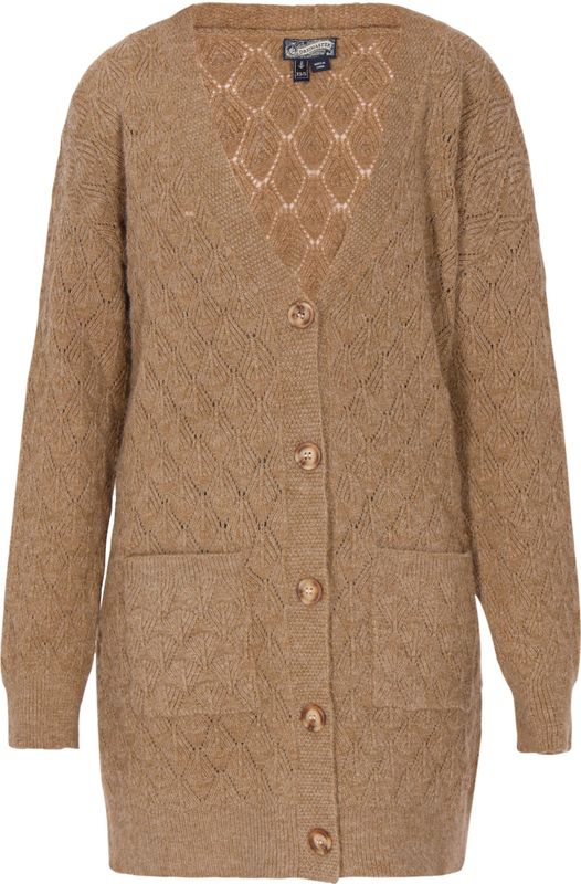 DreiMaster - Vintage - Gebreid Vest - Lichtbruin