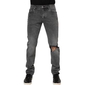 Versleten Rechte Jeans