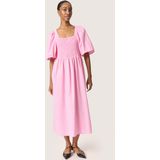 SOAKED IN LUXURY - Anvitte - Jurk - Pink - 3/4 Lengte - Halve Mouw