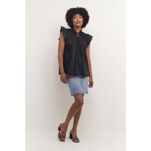 Mouwloos shirt Feminine Blac