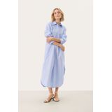Part Two - Blauwe Overhemdjurk - Katoen - Tinella PW DR Brunnera