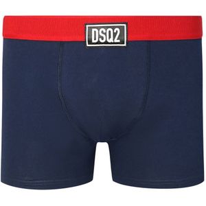 Dsquared2 Patch Logo Navy Single Boxer Briefs - Maat XL