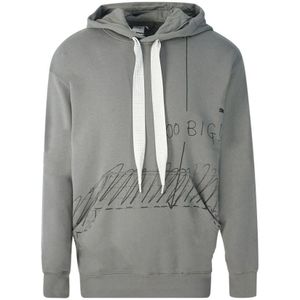 Puma x Michael Lau te grote grafische grijze hoodie