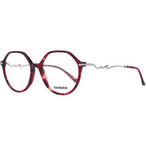 Sandro - Accessoires - Rood - Suède - Ronde Optische Monturen