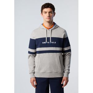 North Sails Hoodie Strepen aan de voorkant