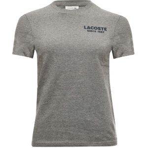 Women's Lacoste T-Shirt In Grey - Maat 38