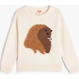 Koton - Trui - Lichtbeige - Gebreide Truien