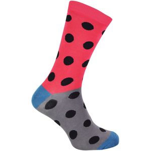 Mr Heron bamboesokken met nieuw patroon voor heren - Vlekken (Rood)