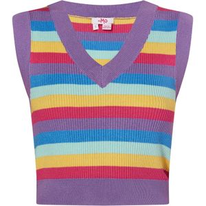 Mymo - Gebreide Trui - Violet - Dames - Cropped Model