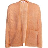 Mymo - Gebreid Vest - Oranje - Dames