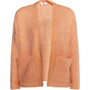 Mymo - Gebreid Vest - Oranje - Dames