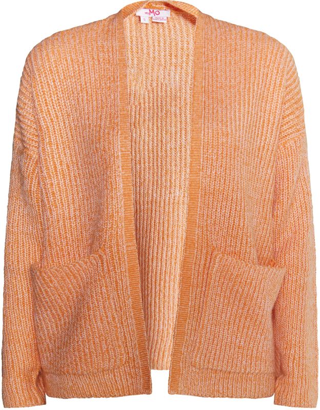 Mymo - Gebreid Vest - Oranje - Dames