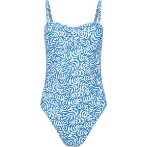 Mountain Warehouse Dames/Dames Resort Bedrukt Zwempak met Buikcontrole (Blauw)