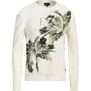 Gebreide trui voor heren Emporio Armani in wit