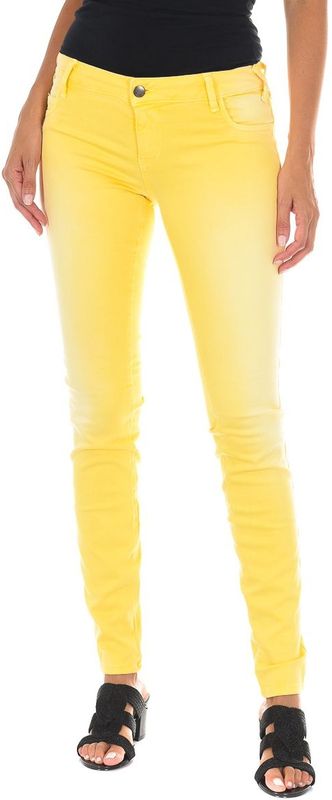 MET - Skinny Jeans - Geel - Stretch Denim - Smalle Pijp
