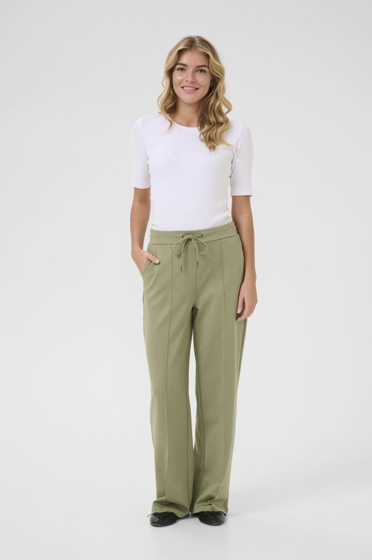 Kaffe - Jenny - Broek - Pastelgroen - Loosefit - High Waist