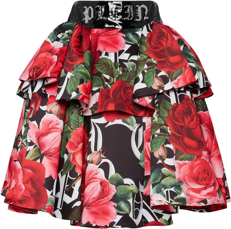Philipp Plein - Blossom Skirt - Veelkleurig - Plooirok