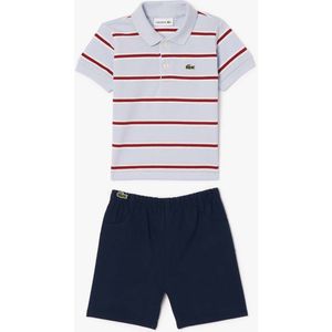 Lacoste - Baby Lacoste Organic Cotton Stripe Set - Blauw - Boxpakjes