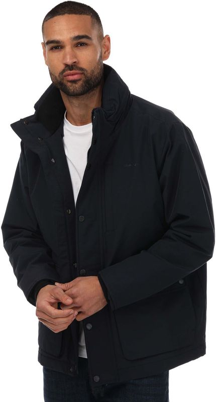 Gant - Mist Jacket - Heren Tussenjas - Blauw - Lichtgewicht en Waterafstotend