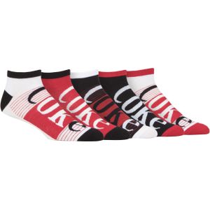 Coca Cola 5-pack hardloopsokken met enkelpatroon - CM511