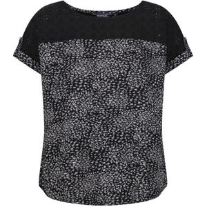 Regatta Dames/dames Jaida Abstract T-shirt (Zwart) - Maat 42