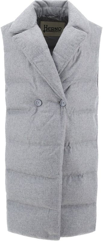 HERNO Gewatteerde Lange Giletjas