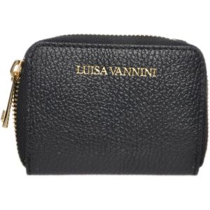 Luisa Vannini Zwart Rundleer Tas