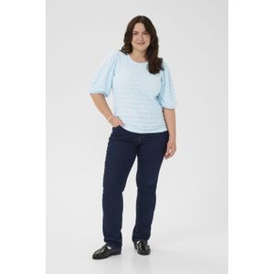 Blouse met korte mouwen Regular fit Nantucket Breeze pale blue