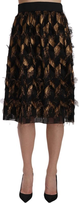 Dolce & Gabbana - Hoge Taille Rok - Veelkleurig - Polyester