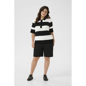 Pullover Loose fit black offwhite