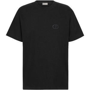 Christian Dior 'CD ICON' relaxed fit T-shirt zwart