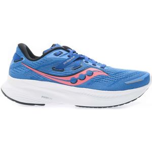 Saucony Guide 16 Damestrainers in Blauw-Wit