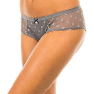 Culotte slip in semi-transparant chiffon 1387903422 vrouw