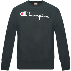 Zwart sweatshirt met Champion Script-logo