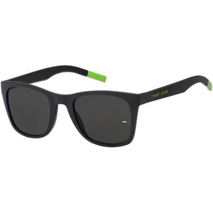 Tommy Hilfiger - TJ0040S - Zonnebril - Acetatraam - Klassieke Vierkante Silhouette