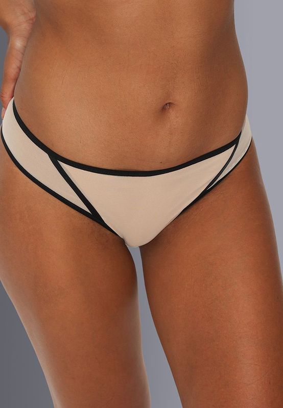 Scandale - Sleek - Braziliaanse Slip - Transparant - 100% Katoen Voering