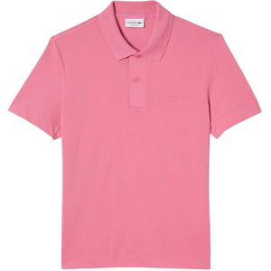 Lacoste Heren Movement Pique Regular Poloshirt (Roze)