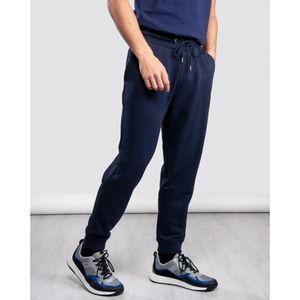 Gant - Joggingbroek - Blauw - Geborsteld Katoen - Met Trekkoord