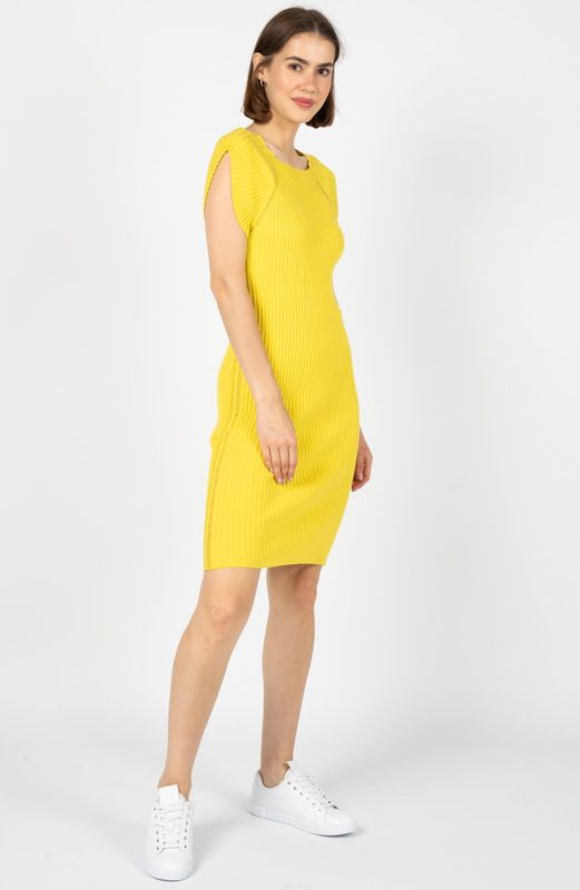 Silvian Heach - Dames Jurk - Geel - Katoen