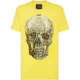 T-Shirt Ronde Hals Skull And Plein